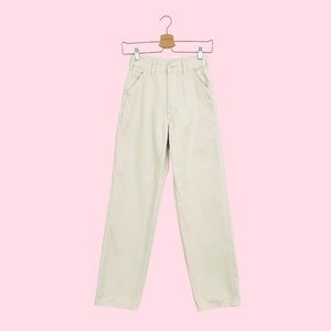 BRANDY MELVILLE CARPENTER PANTS TAN